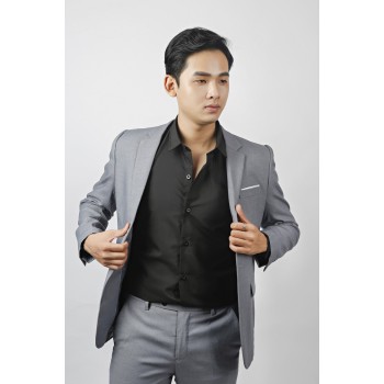 BỘ VEST XÁM LẠNH NHẠT