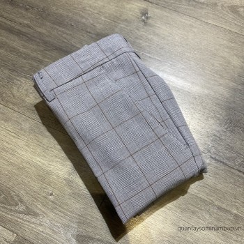QUẦN ÂU CARO XÁM SÁNG