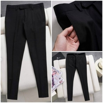 Quần tây âu đen trơn form chuẩn chât vải dày đi học đi làm đi tiệc mẫu mới năm 2025